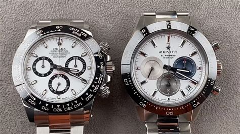 rolex daytona vs zenith el primer